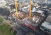 New office development build reaches street level